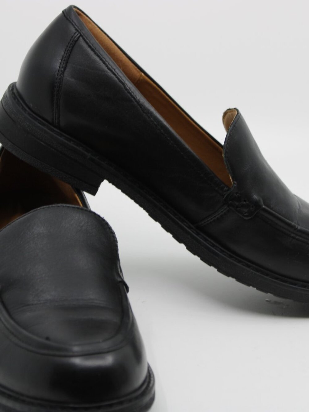 Easy Spirit Flex Technology NWOT Women Shoes 8M Black Leather Cushion Arch